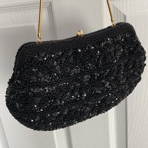 Vintage Handmade Beaded Bag